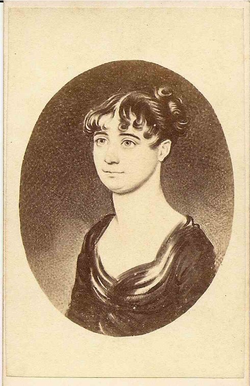 Charlotte Ann Vardon Carte de visite of a miniature probably 1805